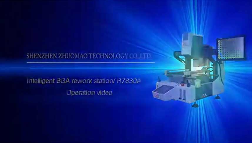 ZM R7830A Smart Optical BGA Rework Station Tutorial - 翻译中...